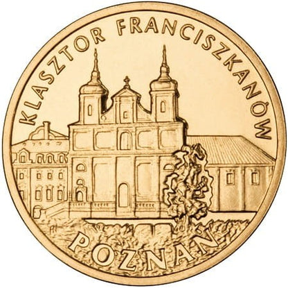 Moneta 2 zł Klasztor franciszkanów Poznań 2011