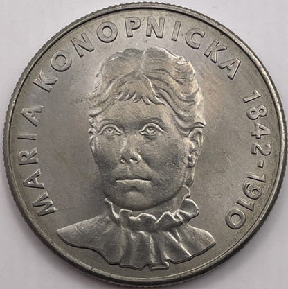 Moneta 20 zł Maria Konopnicka 1978