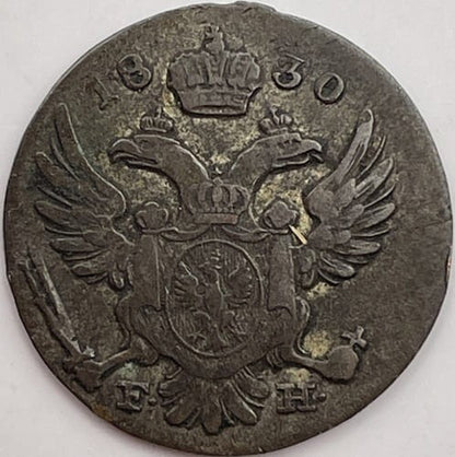 Moneta 5 groszy 1830 FH Królestwo Polskie